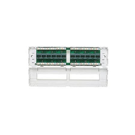 Allen Tel Electrical Box, Modular Cat 5E Patch Panel Box, 12-Port AT55B-12P